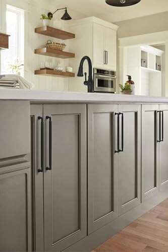 Amerock BP37401FB Matte Black Cabinet Pull 1258 inch 320 mm CentertoCenter Cabinet Handle Stature Drawer Pull Kitchen Cabinet Handle Furniture Hardware - Image 3