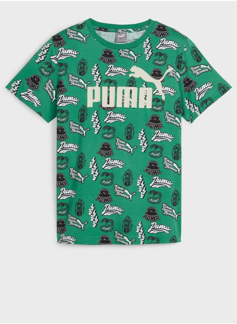 PUMA Kids Essential  Mid 90S Printed T-Shirt