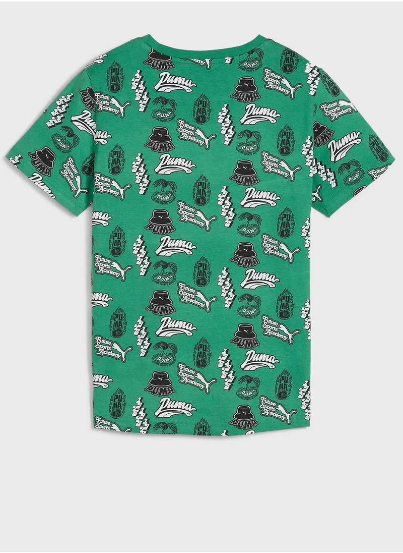 PUMA Kids Essential  Mid 90S Printed T-Shirt