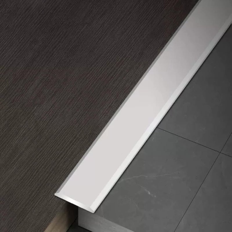 Doorway Uneven Floor Transition Strip, Metal Floor Transition Strip,0.8 inch Flat Divider Strip for Finishing and Decorating The Edges of Carpets and Floors,Floor Joining,Deep Coffee-90cm/35.4in - Image 5