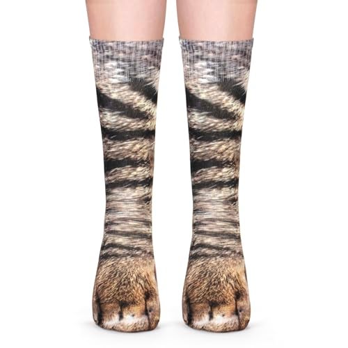 FreeNFond Funny Animal Paw Socks Gag Gifts for White Elephant Gift Exchange - Image 1