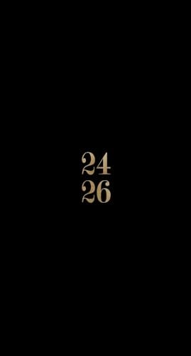 Willow Creek Press Black Academic July 2024 - June 2026 2-Year Monthly Pocket Planner (3.5" x 6.5") - Image 2