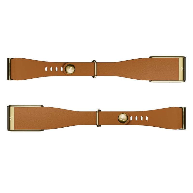 WHOOP LeatherLuxe Band Compatible with WHOOP 5.0, One & Peak, Genuine Italian Leather Accessory Strap (Not Compatible with Gen 4) - Image 1