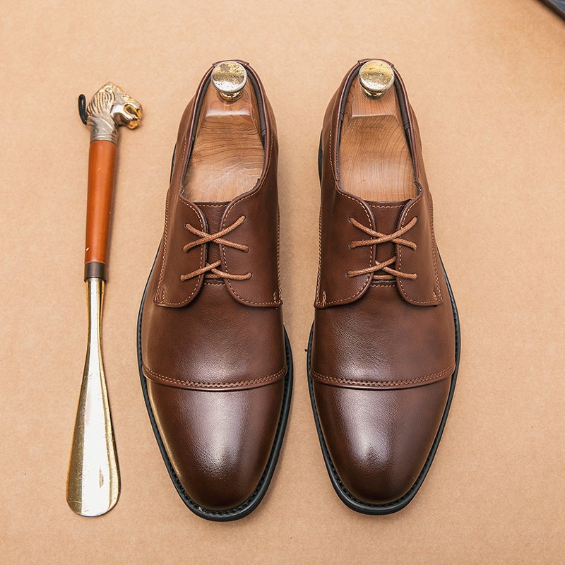 Four Seasons Business Dress Large Size Pointed Toe Leather Shoes Casual Men'S Shoes 48 Size Stylist Trendy Shoes Fashion Bridegroom Wedding Shoes - Image 5