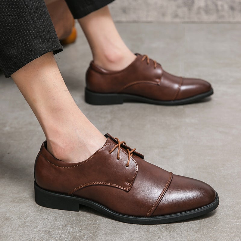 Four Seasons Business Dress Large Size Pointed Toe Leather Shoes Casual Men'S Shoes 48 Size Stylist Trendy Shoes Fashion Bridegroom Wedding Shoes - Image 4