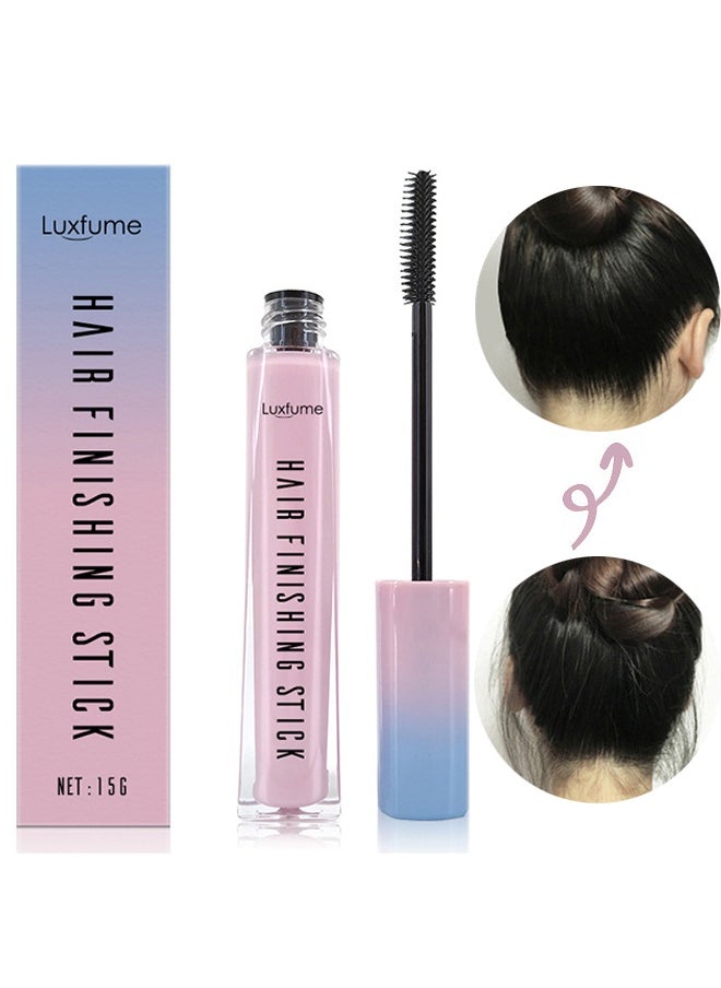 Luxfume Hair Finishing Stick, Broken Hair Finishing Cream Hair Styling Wax Stick, Hair Mascara Styling Gel Refreshing Not Greasy Fixing Bangs Stereotypes Cream For Girls Women  - Image 1