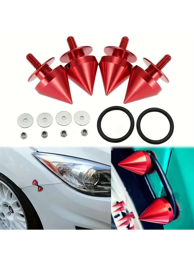 Blue Car Bumper Conical Reinforcement Buckle For Aluminum Release Attachment Fasteners - Image 4