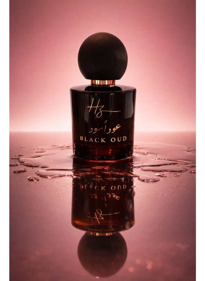 أتش زي عطر العود الأسود 30 مل – عود كمبودي وخشب الصندل وخشب غاياك – عطر شرقي فاخر للرجال والنساء - Image 1