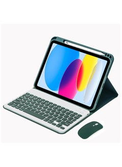 Arabic and English Keyboard Case Compatible with Huawei MatePad 11.5 S 2024,With Pen Slot and Mouse,Bluetooth Detachable Keyboard Case