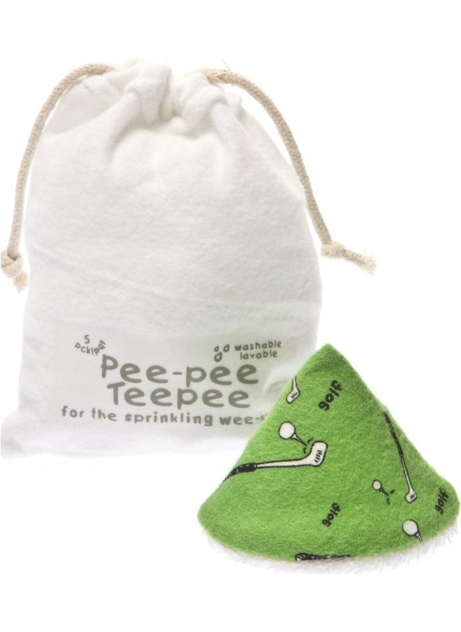 Beba Bean Beba Bean (golf) - The Peepee Teepee for the Sprinkling WeeWee: 5 Golf Teepees & Laundry Bag  - Image 2