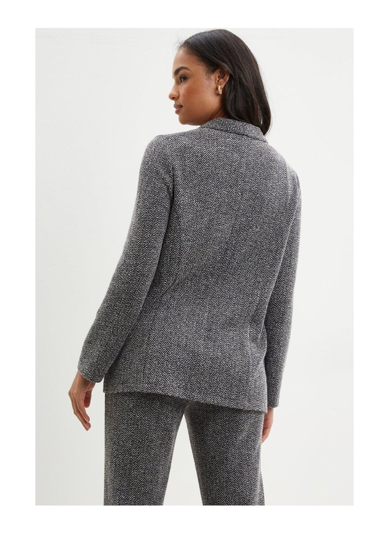 DOROTHY PERKINS - Boucle Pocket Blazer - Image 1