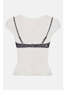adidas Originals Women Brand Logo Bikini Top, Black  - Image 2