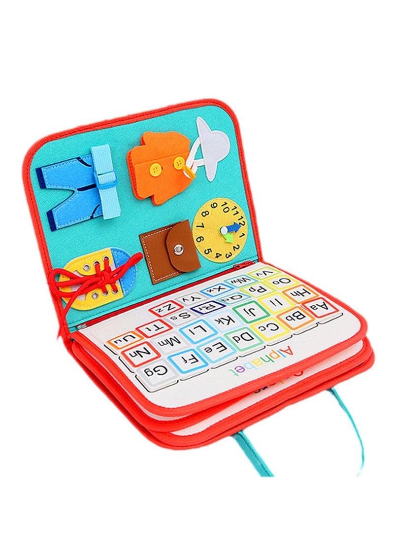 Feels Early Teaching Book Dress Learning Board Children's Toys Early Education Puzzle Toys  - Image 1