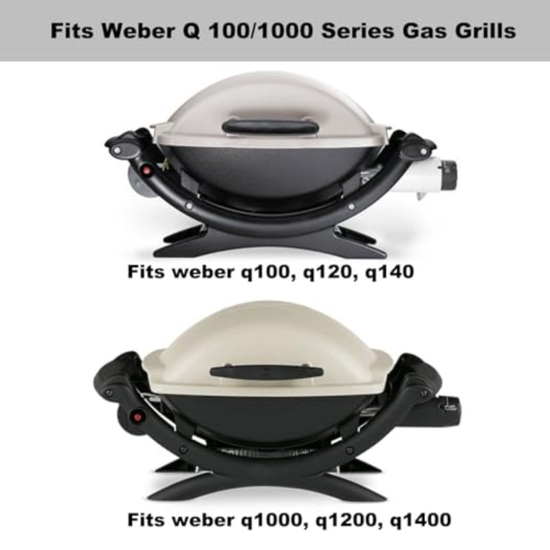 7582 Griddle Replacement Parts for Weber Q1200 Q1000 Q1400 Q120 Q140 Q100 Cast Iron Full Size Griddle Reversible Flat Top Grill Griddle Insert Plate 6558 Weber Q 100/1000 Series 5101000 Grill Parts - Image 3