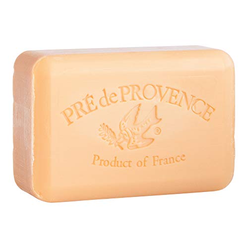 Pre de Provence Artisanal Soap Bar Enriched with Organic Shea Butter Natural French Skincare Quad Milled for Rich Smooth Lather 88 Ounce Persimmon - Image 1