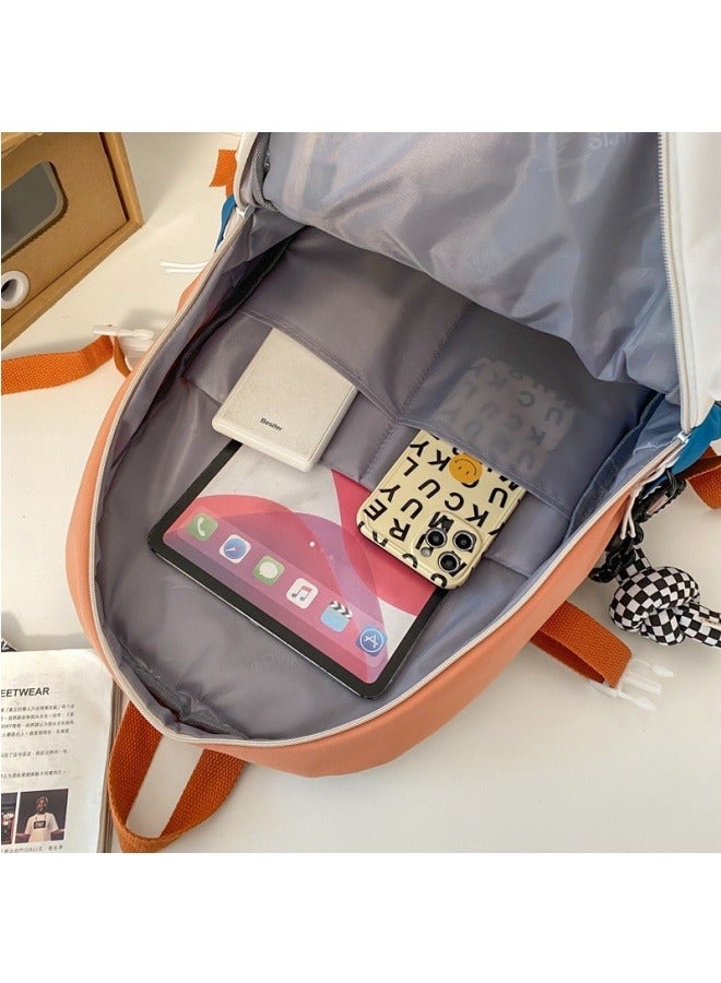 New Backpack For High School Girls, Simple Junior High School Students, Shoulder Bag For Junior High School And College Boys, Large-capacity Computer Backpack - Image 2