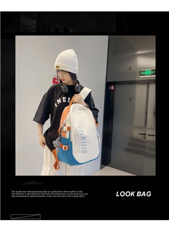 New Backpack For High School Girls, Simple Junior High School Students, Shoulder Bag For Junior High School And College Boys, Large-capacity Computer Backpack - Image 4