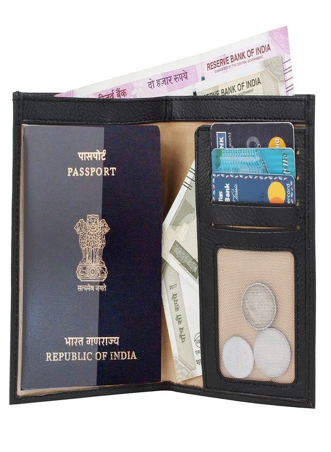 MarkQues Black Travel Passport Case Holder Wallet (VIC-4401) - Image 2