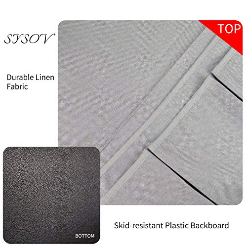 SYSOV Bedside Caddy Bedside Storage Organizer Magazine Phone Tablet iPad Remote Holder, Organizer Caddy for Home College Dorm Bed, Sofa, Bunk Bed (Silver Gray) - Image 2