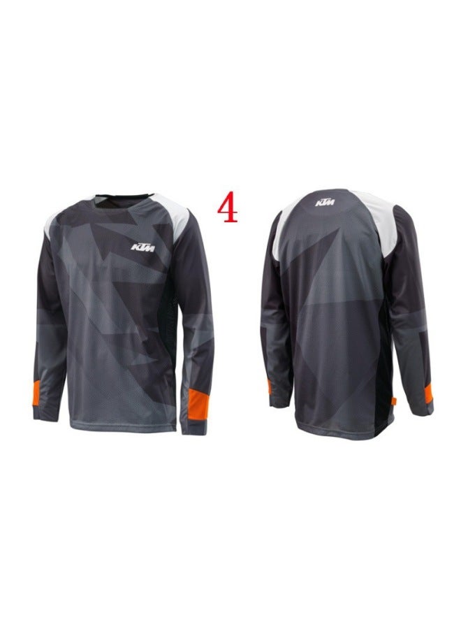 بدلة نزول لدراجات جبلية، قميص ركوب للرجال طويل الأكمام، بدلة دراجات نارية