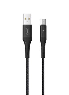 USB-A to Type-C Cable 3A 1.2M - Black