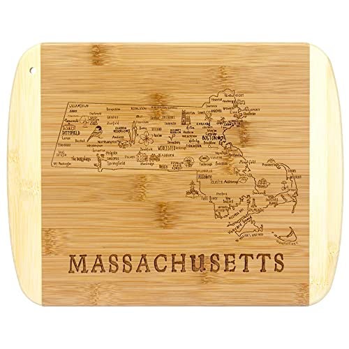 Totally Bamboo A Slice of Life Massachusetts State Serving and Cutting Board 11 x 875