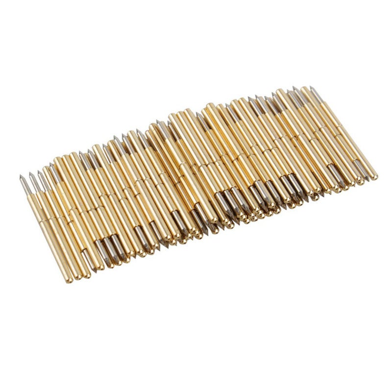 Spring Test Probe 100 Pcs Cone Head Replacement Probe - Round Head PCB Test Probe for Through-hole Component Pad PCB Gold Finger Testing - Image 5