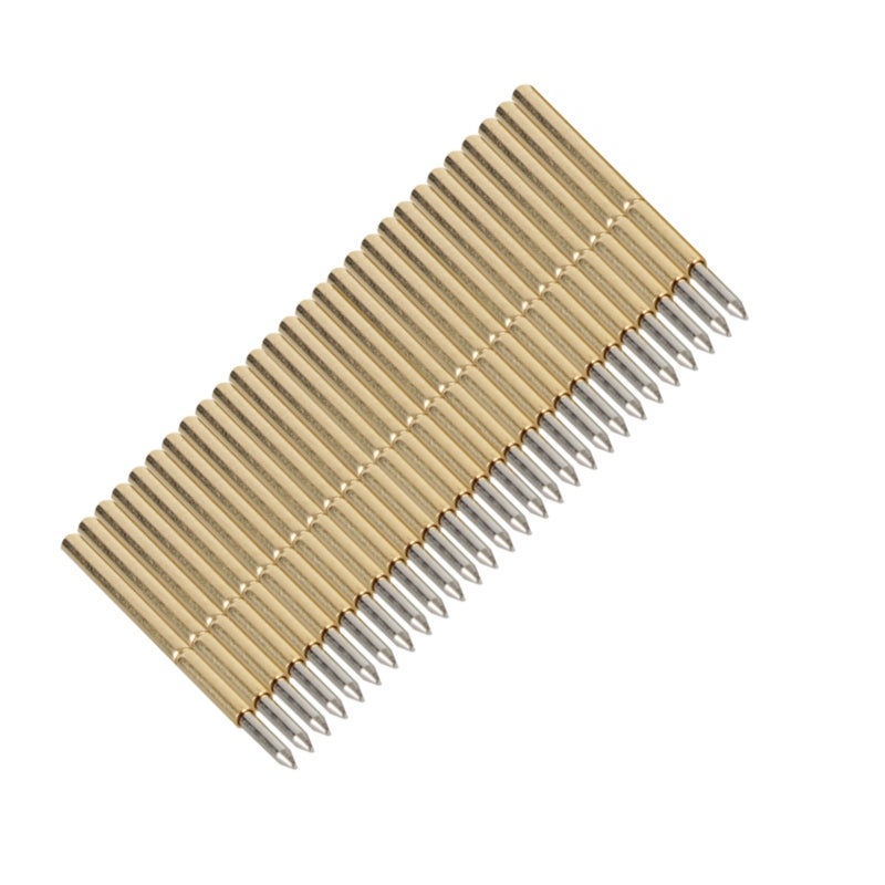 Spring Test Probe 100 Pcs Cone Head Replacement Probe - Round Head PCB Test Probe for Through-hole Component Pad PCB Gold Finger Testing - Image 2