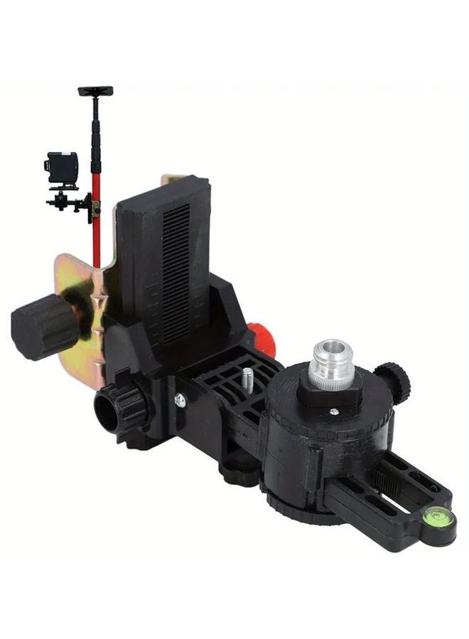 Black Magnetic L Shaped Turning Base Bracket Level Adjustable Wall Ceiling Mount - Image 3