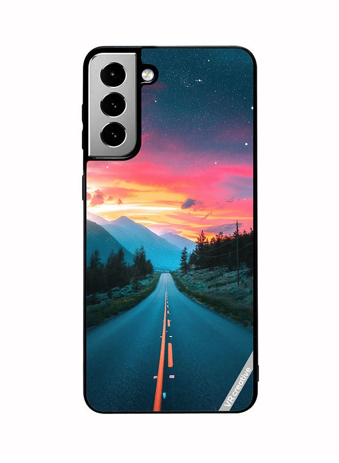VR CREATIVE Protective Case Cover For Samsung Galaxy S21 FE 5G Multicolur Design Multicolour - Image 1