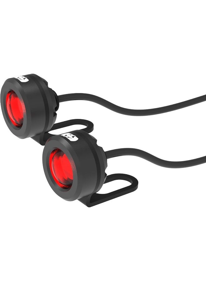 Oxford Run Light Rear (Pair) Bike Lighting Ancillary Tail lights, Black - Image 1