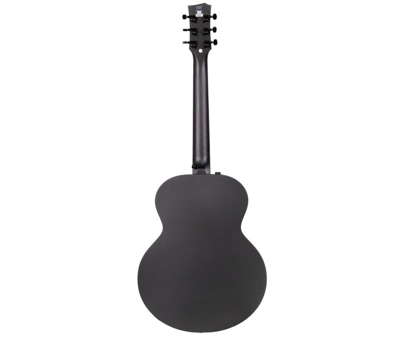 Enya Grand Auditorium Acoustic Guitar - Black - Image 3