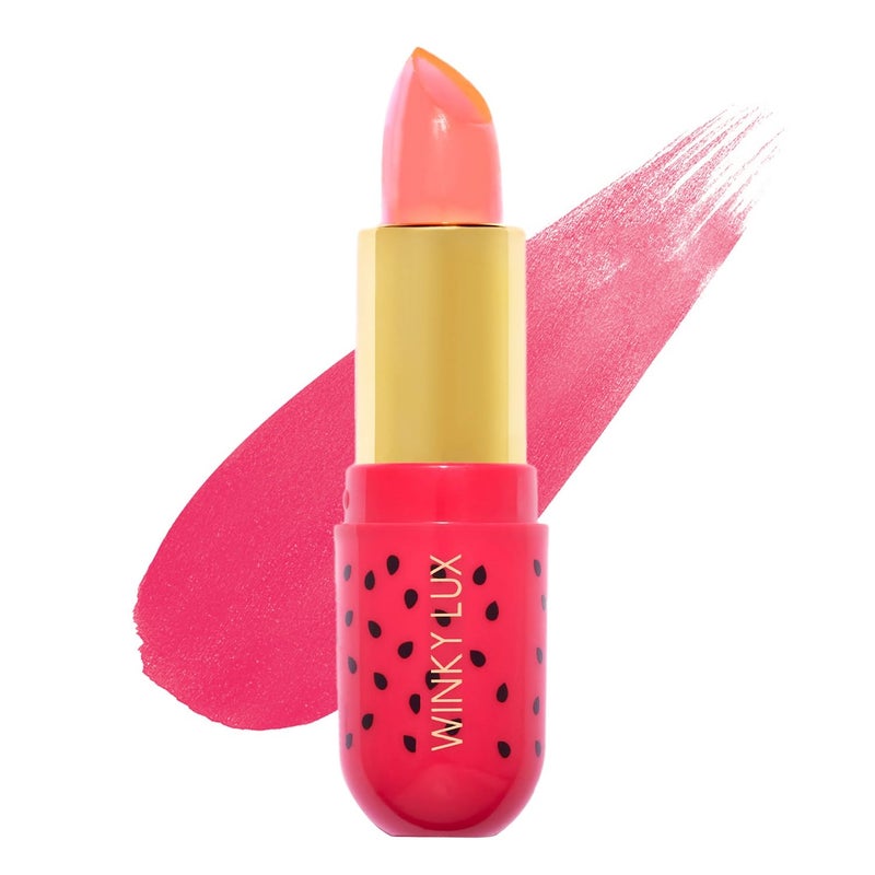 Winky Lux Winky Lux Watermelon Jelly pH Lip Balm Hydrating Lip Balm Natural Pink Tint with pH Color Changing Moisturize  Soften Lips Vegan  Cruelty Free