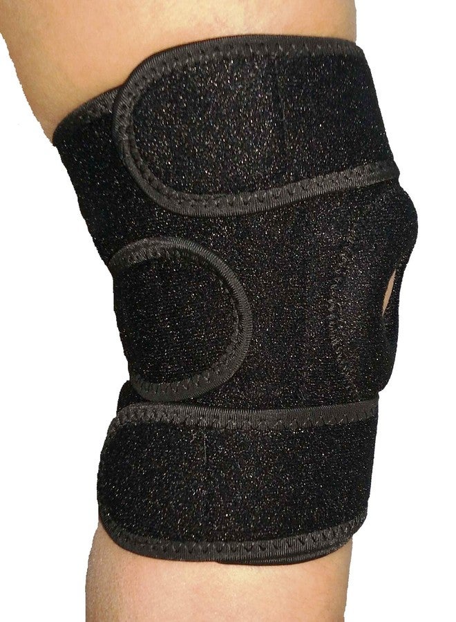 TIMA Knee Support, Open-Patella Brace for Arthritis, Joint Pain Relief, Injury Recovery with Adjustable Strapping & With Breathable Neoprene Material (Free Size) - Image 2
