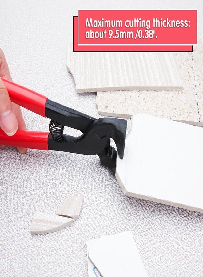 طقم قواطع بلاط زجاجي من ليونتول، قطعتان، قواطع فسيفساء زجاجية بعجلات متينة، وقواطع بلاط سيراميك بمقبض مريح من البولي فينيل كلوريد، أداة يدوية لقواطع بلاط السيراميك لبلاط الفسيفساء الزجاجي الملون والسيراميك - Image 4