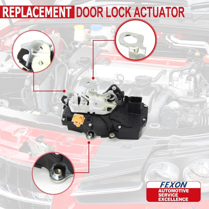 FEXON Door Latch Lock Actuator for Chevy Impala 2006-2011 - Front Left Driver Door Replacement - Image 4