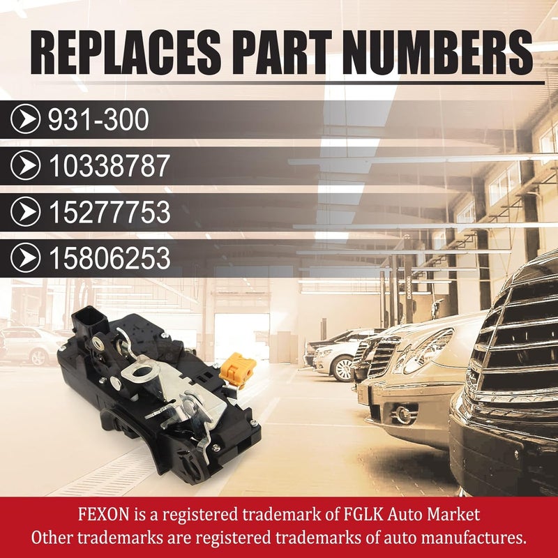FEXON Door Latch Lock Actuator for Chevy Impala 2006-2011 - Front Left Driver Door Replacement - Image 3
