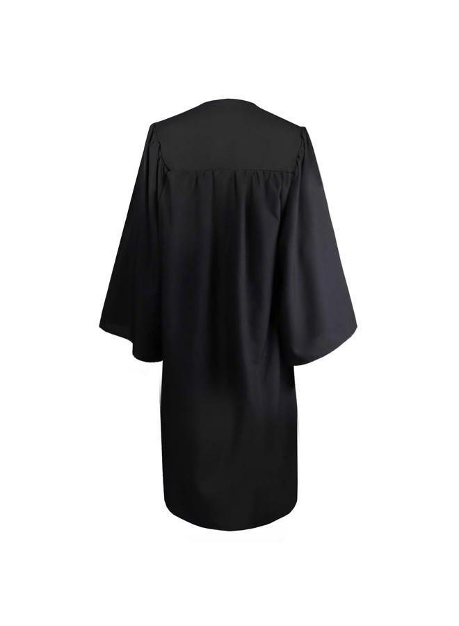 Misscom Unisex Adult Matte Graduation Gown Cap Tassel Set 2025 for High School and Bachelor, Black, 60 - Image 4
