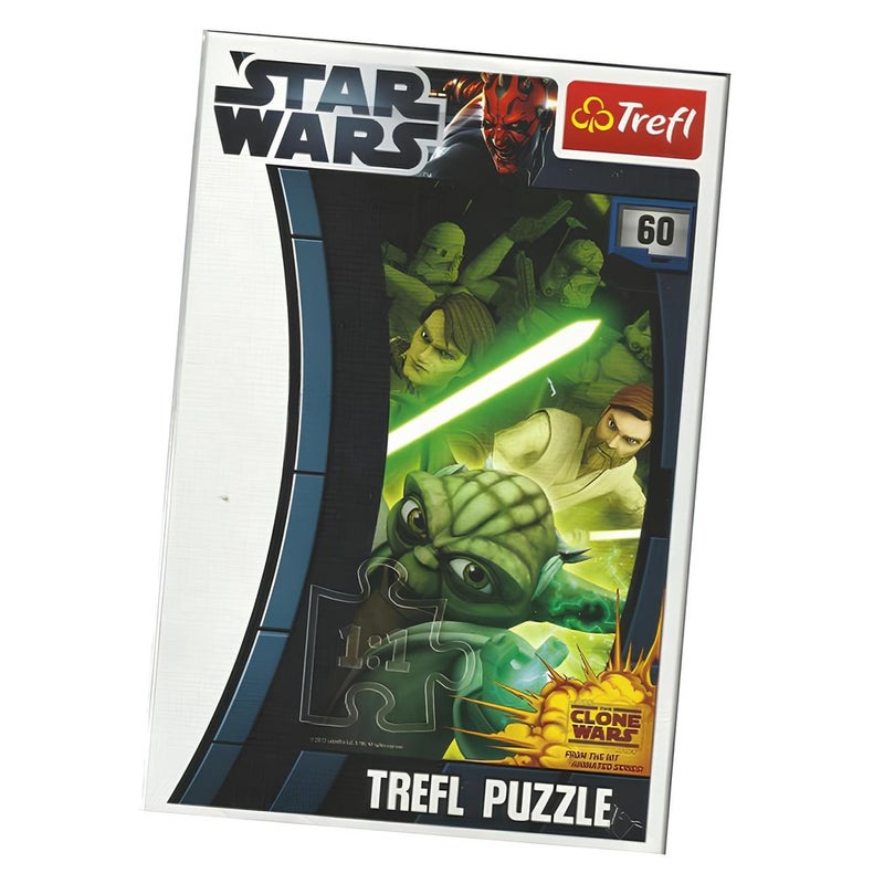 Trefl - Star Wars Yoda Puzzle 60 Pieces - 17206