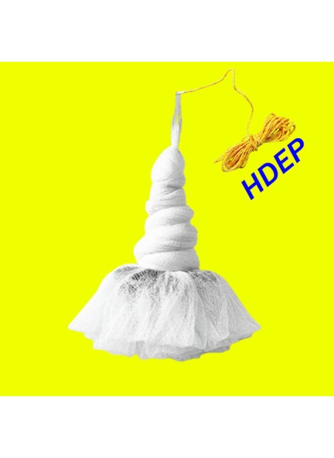 A TO Z A to Z Hand throwing cast net 8mm 3.5kg 10ft height 44ft round with iron sinker. Fishing Net  (White)  - Image 5
