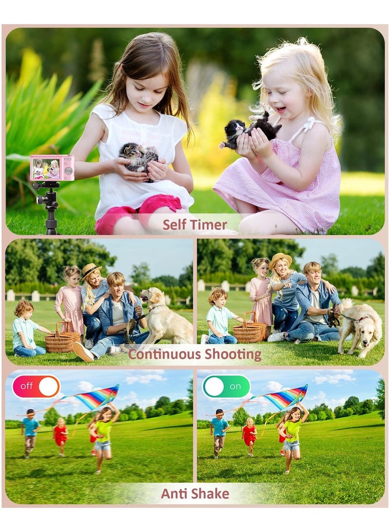 ASIV Digital Camera, 50MP Full HD 1080P Camera with 16x Zoom Anti-Shake, Compact Camera for Teens Girls Boys, Kids Camera with 32GB SD Card - Image 5