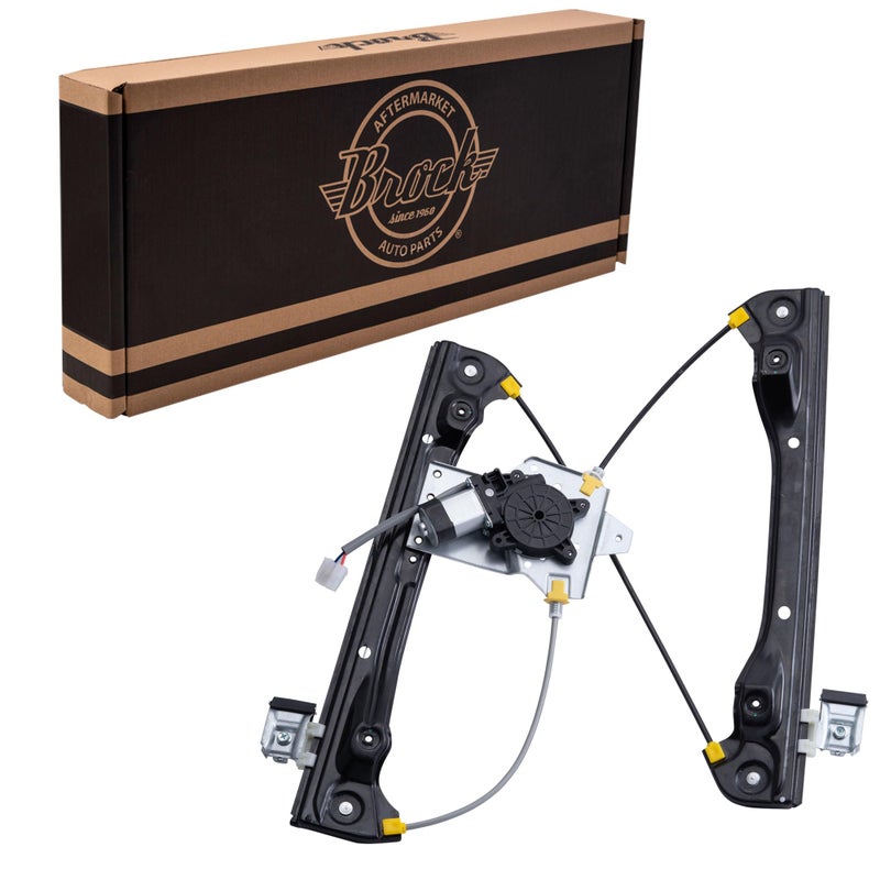 منظم نافذة الطاقة الأمامية اليمنى للركاب بروك 15520107R مع محرك وموصل 2 دبوس متوافق مع شيفروليه كروز 2012-2015 مبني من 4262012 شيفروليه كروز المحدودة 2016