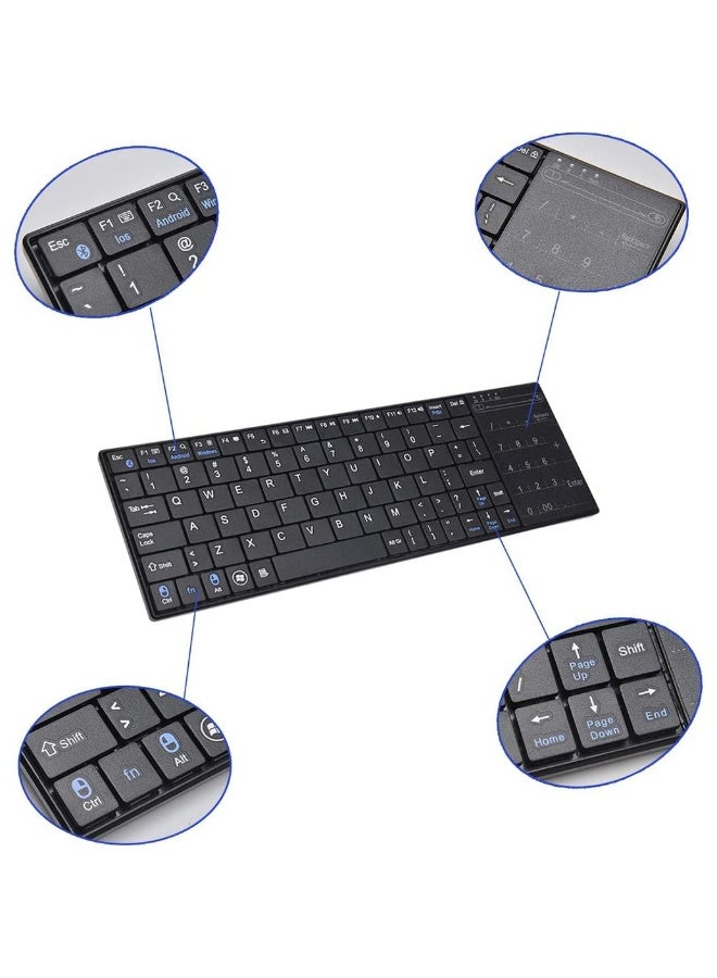 لوحة مفاتيح بلوتوث مع لوحة لمس رفيعة للغاية - Image 4