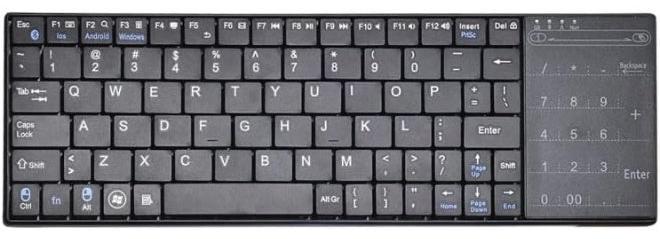 لوحة مفاتيح بلوتوث مع لوحة لمس رفيعة للغاية - Image 1