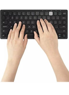 K75502AB Multi-Device Wireless, Bluetooth Compact Keyboard, English and arabic layout keys (Black) - pzsku/ZC634BD99DA656346C482Z/45/_/1737909860/c4a15ef5-975a-4f58-a6b9-5fbec8f62a08