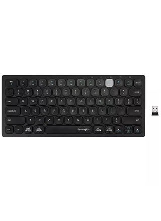K75502AB لوحة مفاتيح مدمجة لاسلكية متعددة الأجهزة، بلوتوث، تخطيط إنجليزي وعربي (أسود) - pzsku/ZC634BD99DA656346C482Z/45/_/1737909880/0ea7125f-4f3f-4e3e-8143-e878beed1ea9