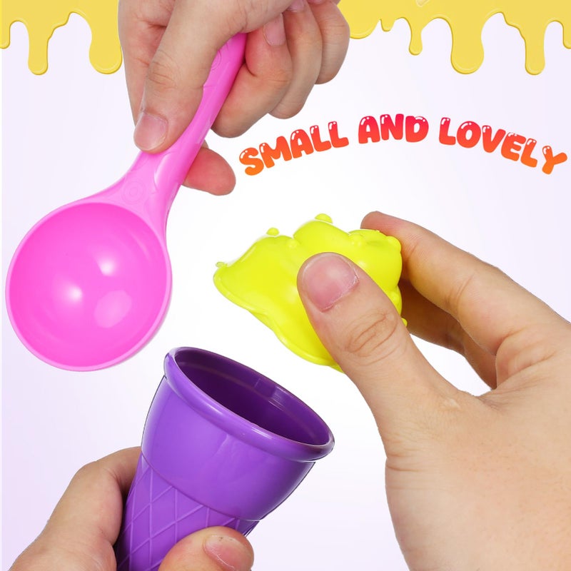 Reusable Plastic Ice Cream Cone Molds 4.4 Inch Portable Making Kit for Home Travel Beach - Image 5