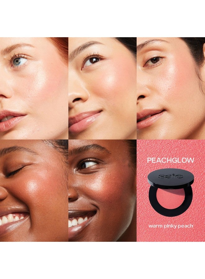 Saie Glow Sculpt Multi-Use Highlighter + Cream Blush - Lightweight with Hyaluronic Acid + Micropearl for Radiant, Glowing Skin - Peachglow (.02 oz) - Image 4
