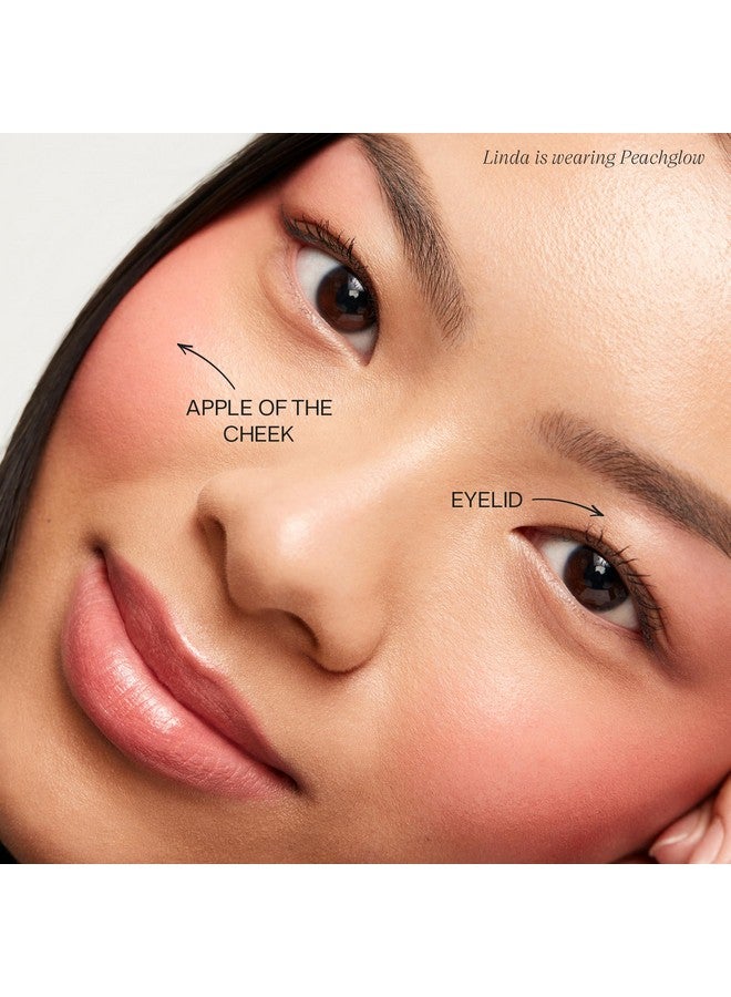 Saie Glow Sculpt Multi-Use Highlighter + Cream Blush - Lightweight with Hyaluronic Acid + Micropearl for Radiant, Glowing Skin - Peachglow (.02 oz) - Image 3