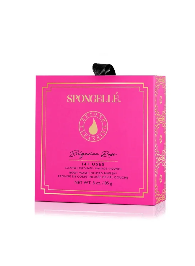 spongelle Daisy Collection Bulgarian Rose Body Wash Infused Buffer 85 g (14+Uses)